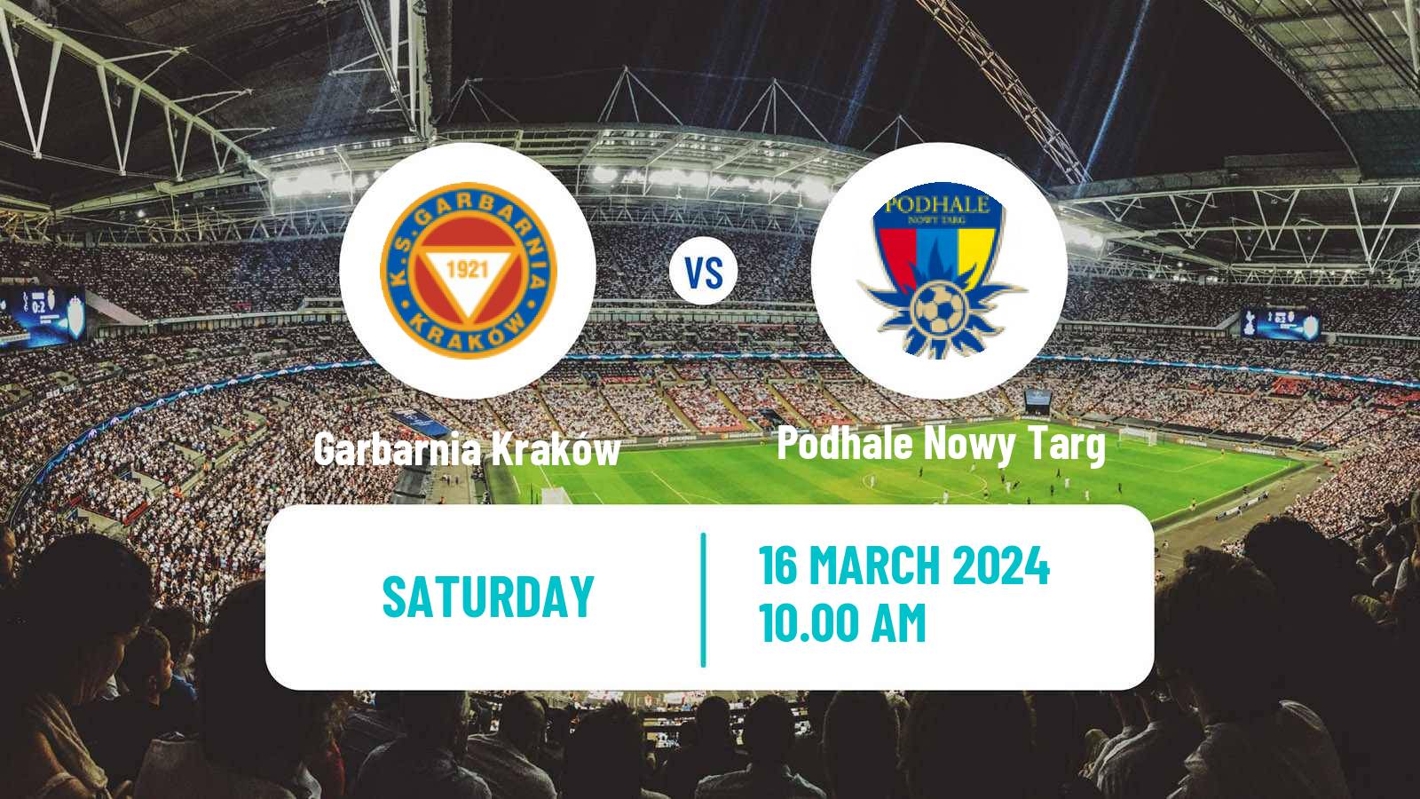 Soccer Polish Division 3 - Group IV Garbarnia Kraków - Podhale Nowy Targ