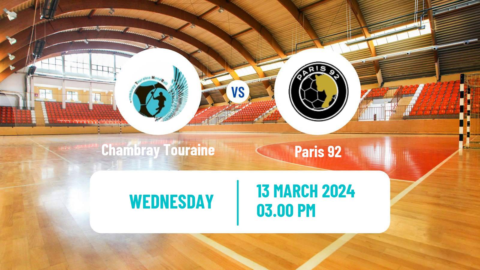 Handball French Division 1 Handball Women Chambray Touraine - Paris 92
