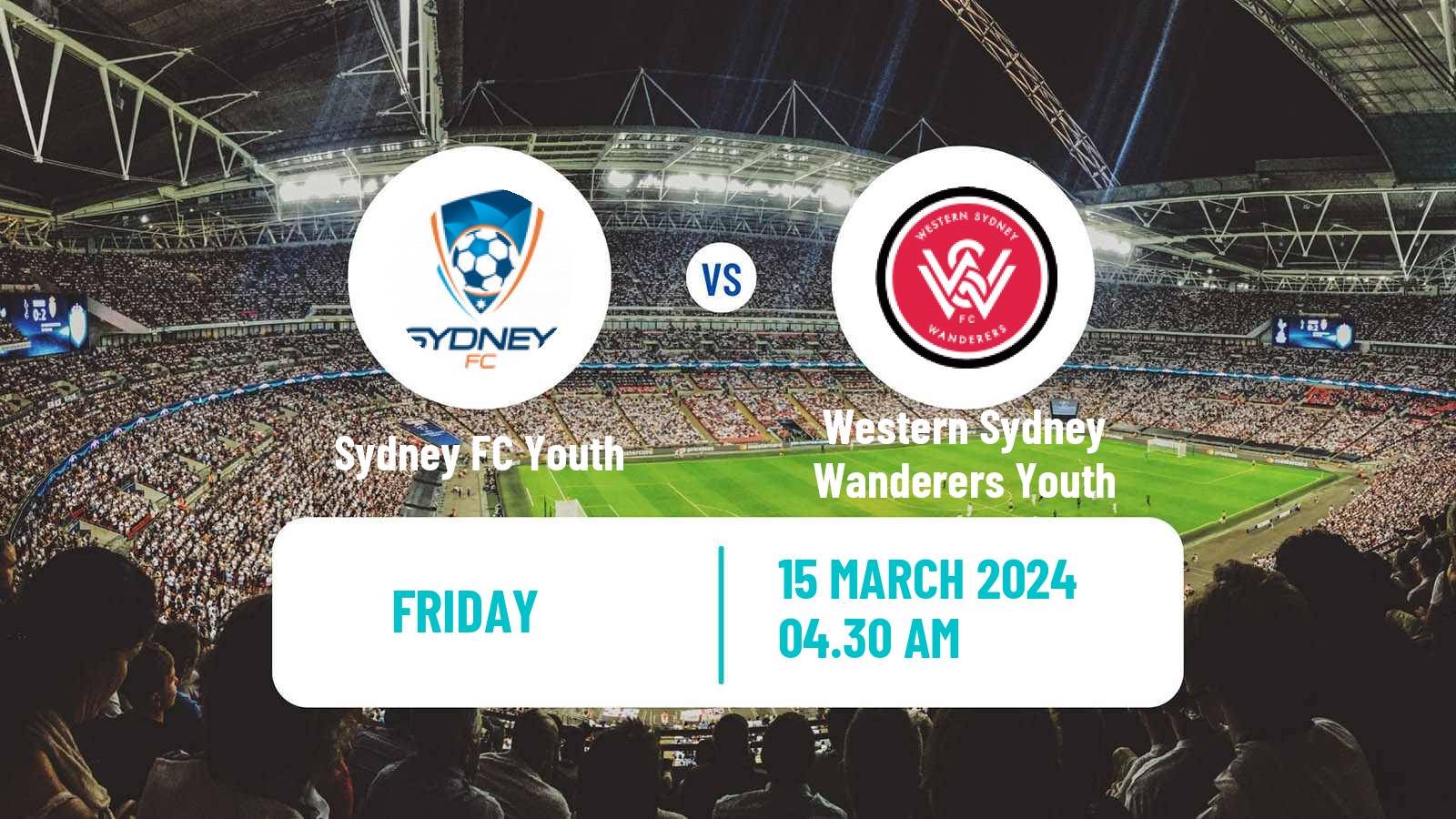 Soccer Australian NPL NSW Sydney FC Youth - Western Sydney Wanderers Youth