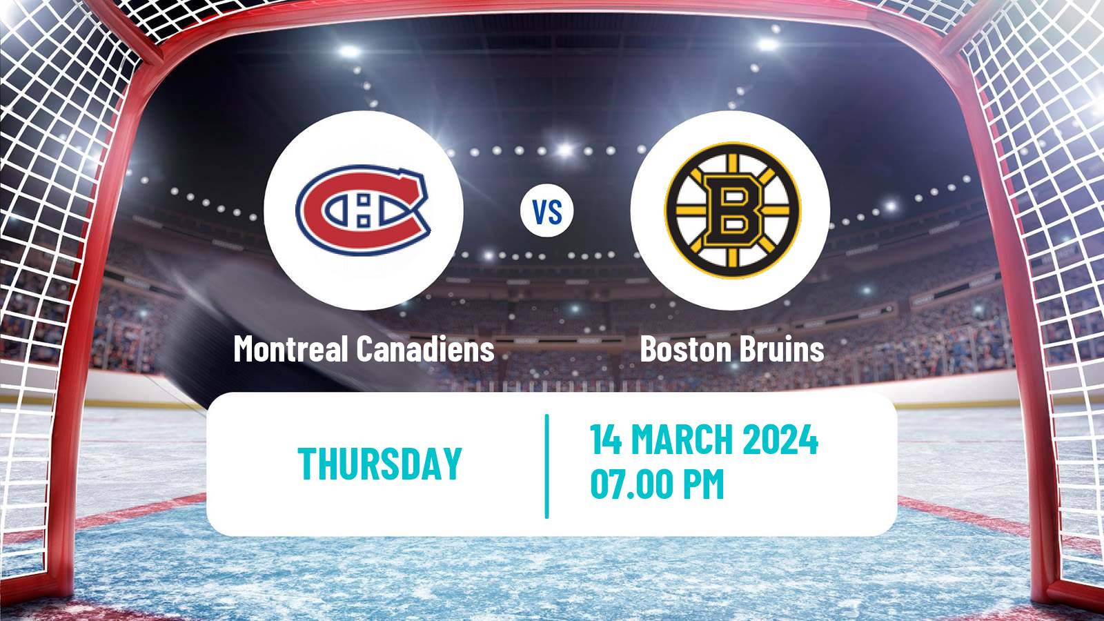 Hockey NHL Montreal Canadiens - Boston Bruins
