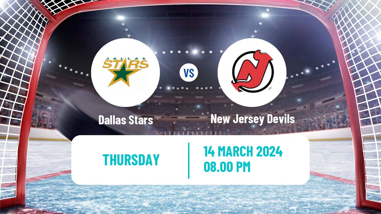 Hockey NHL Dallas Stars - New Jersey Devils
