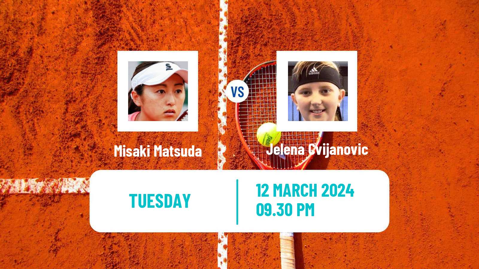 Tennis ITF W35 Mildura Women Misaki Matsuda - Jelena Cvijanovic