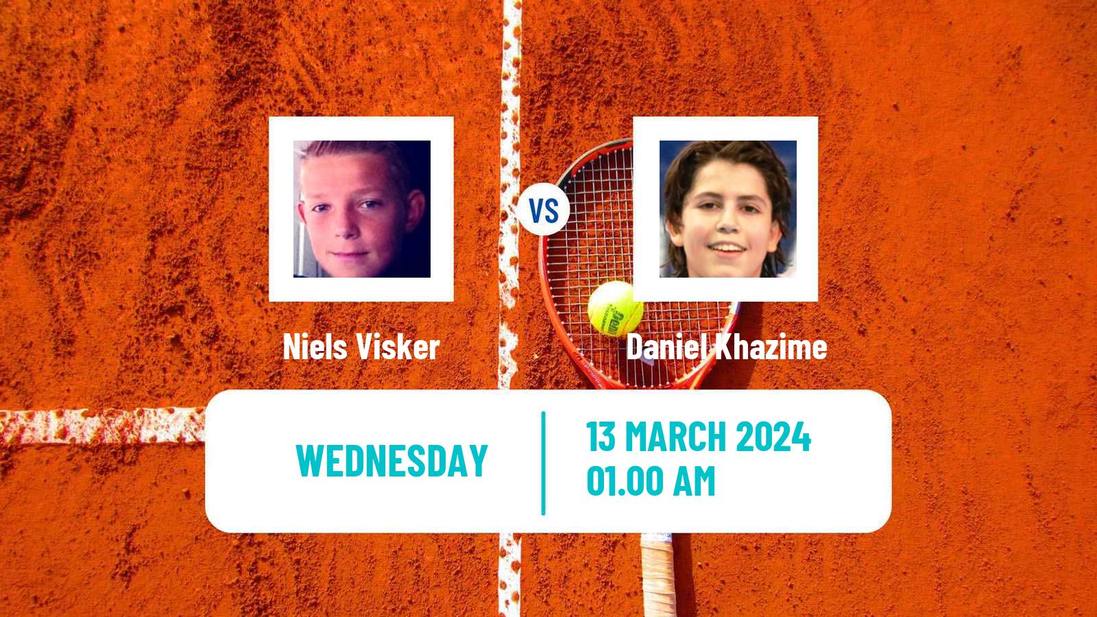 Tennis ITF M15 Aktobe 2 Men Niels Visker - Daniel Khazime