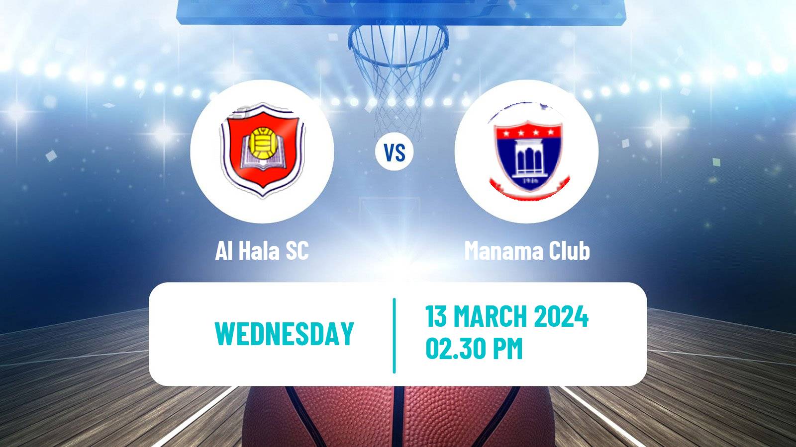 Basketball Bahraini Premier League Basketball Al Hala - Manama Club