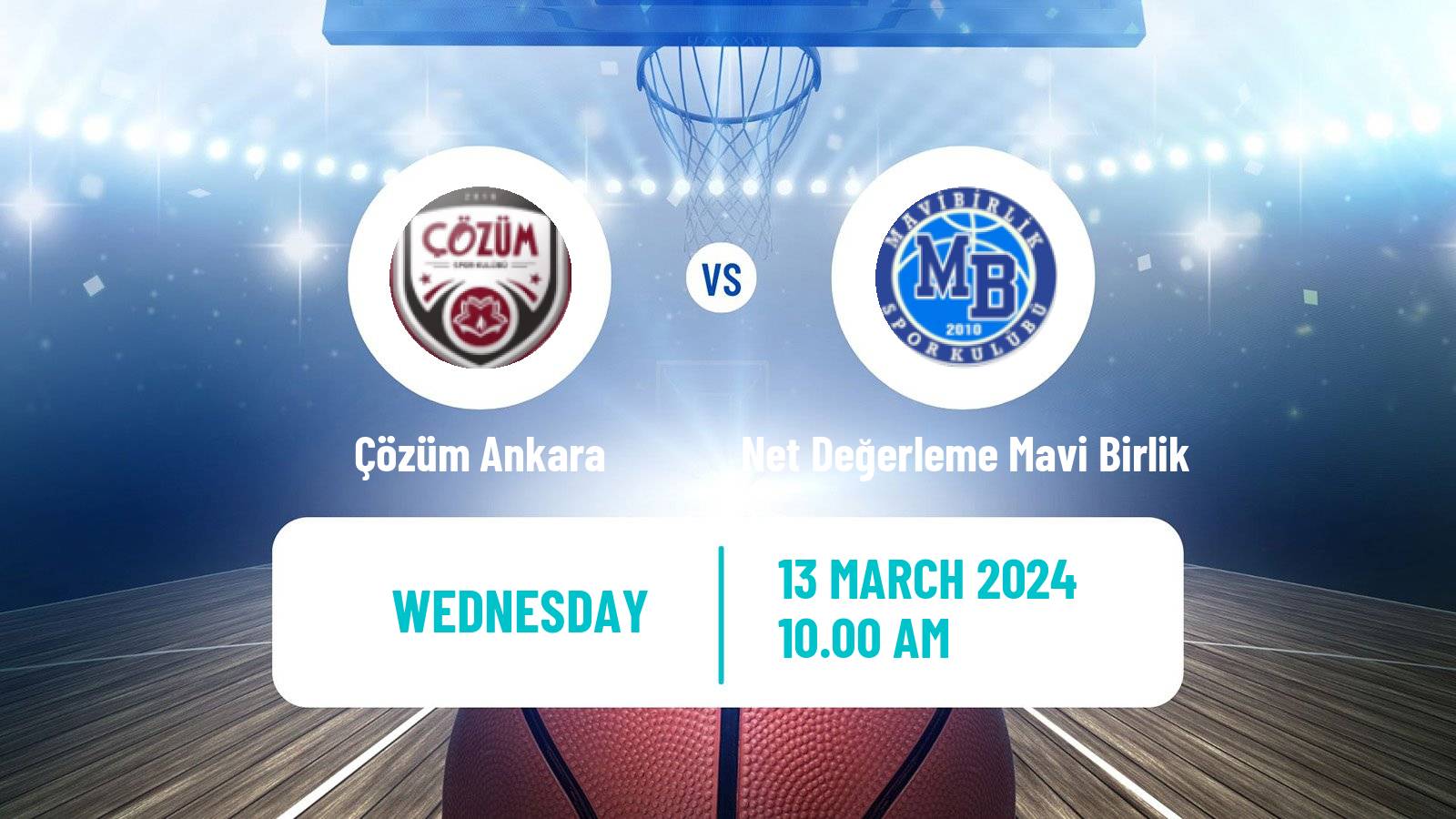 Basketball Turkish TB2L Çözüm Ankara - Net Değerleme Mavi Birlik