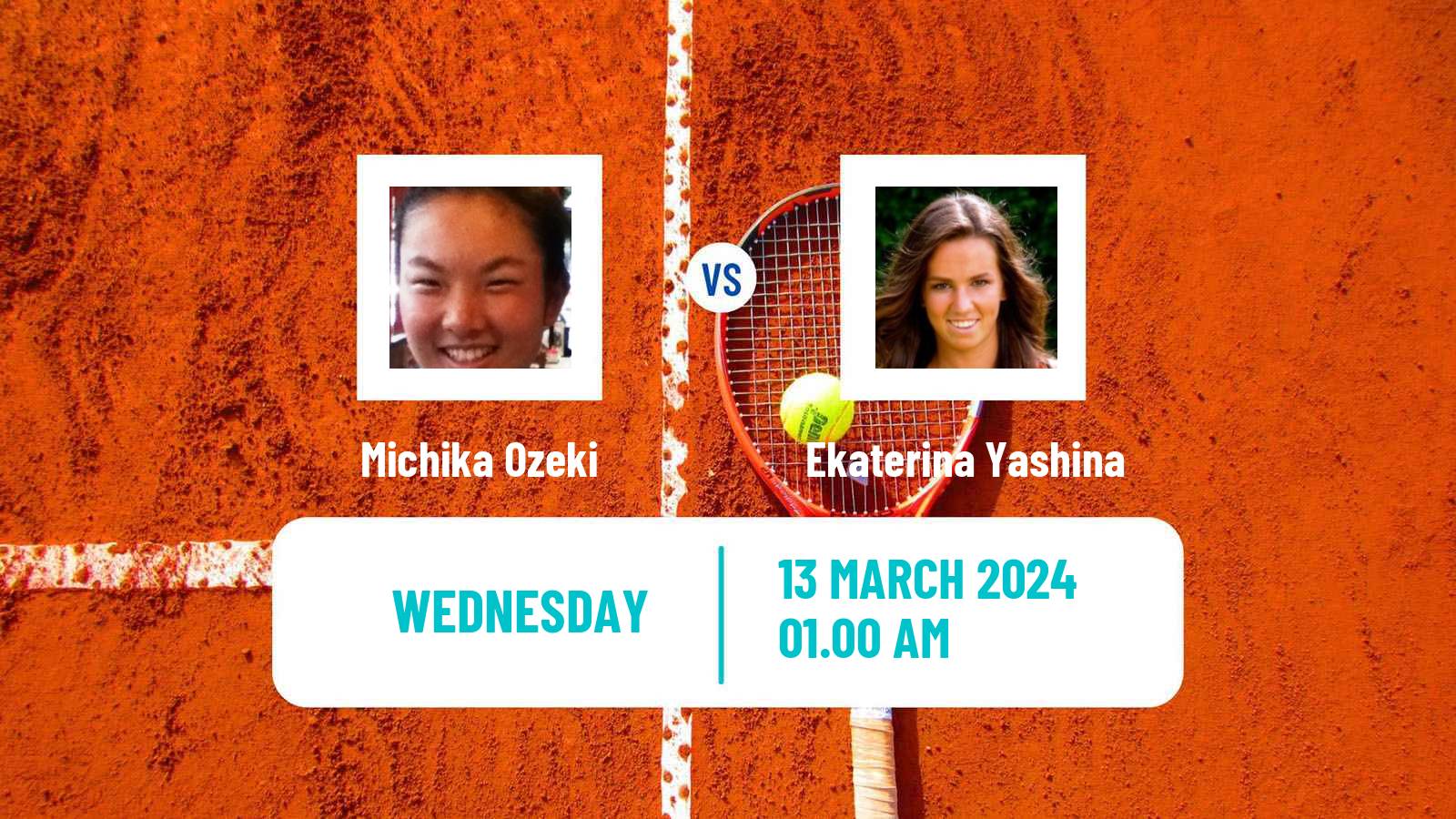 Tennis ITF W35 Indore Women Michika Ozeki - Ekaterina Yashina
