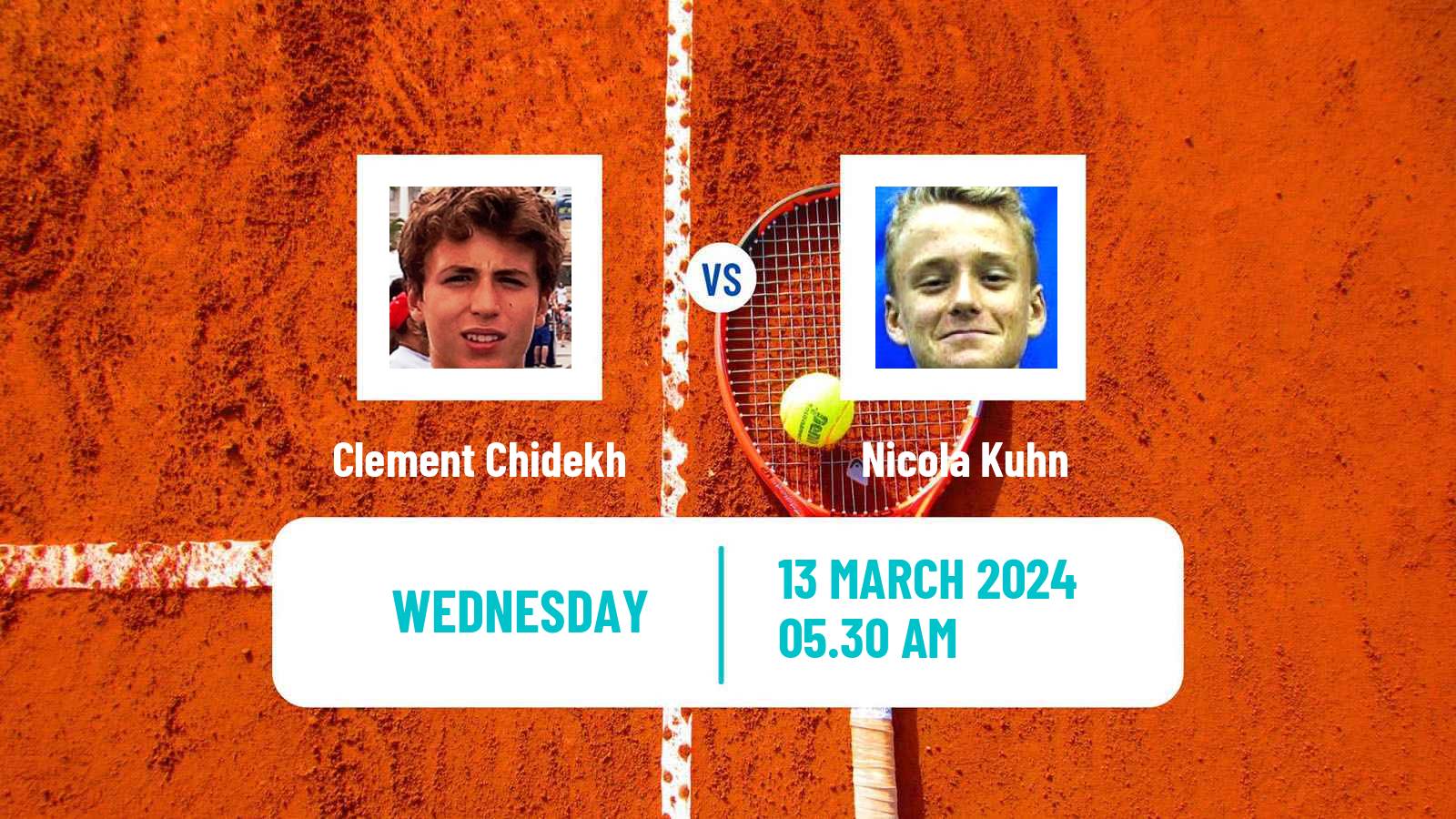 Tennis Hamburg Challenger Men Clement Chidekh - Nicola Kuhn