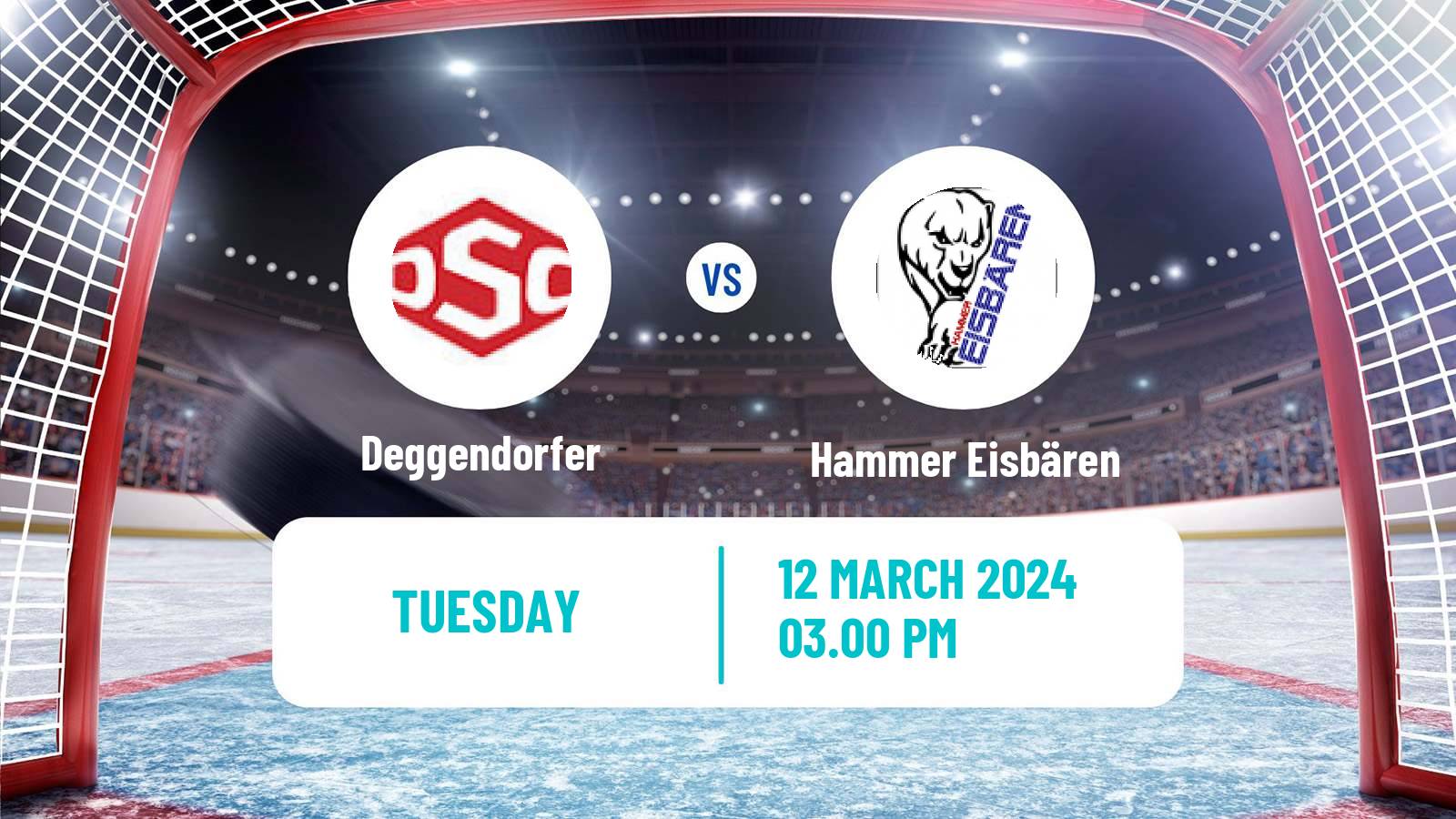Hockey German Oberliga Hockey Deggendorfer - Hammer Eisbären