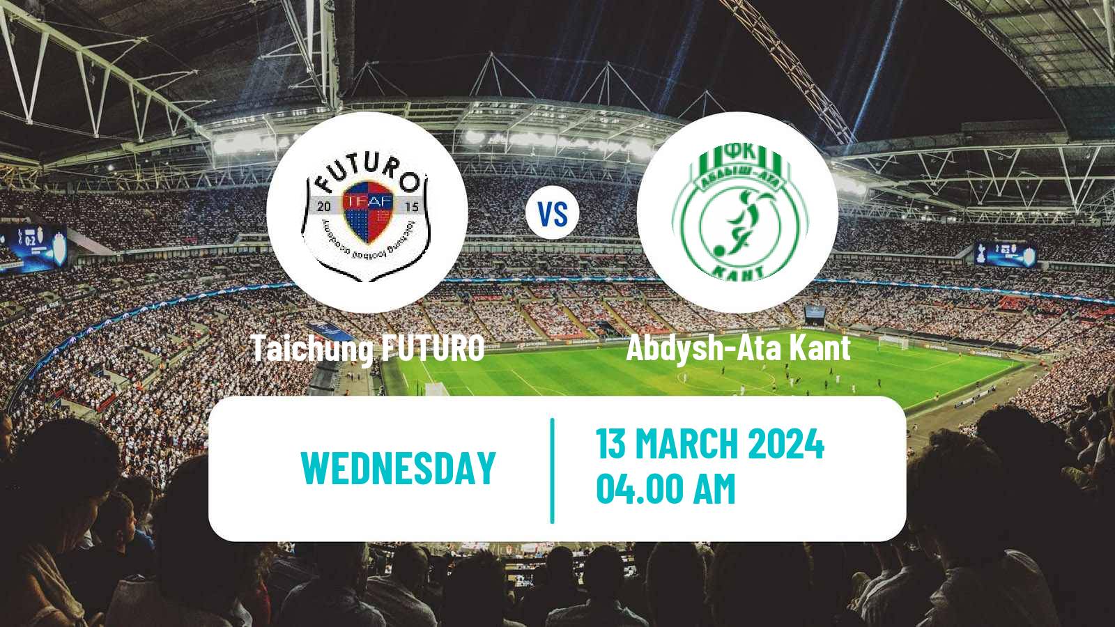Soccer AFC Cup Taichung FUTURO - Abdysh-Ata Kant