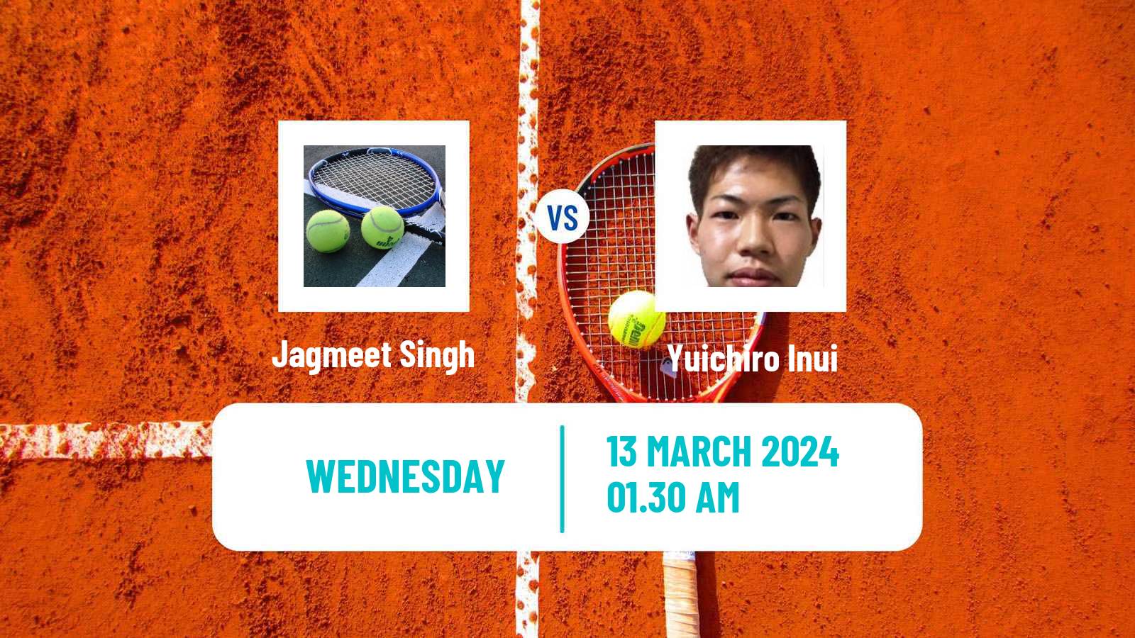 Tennis ITF M25 New Delhi Men Jagmeet Singh - Yuichiro Inui