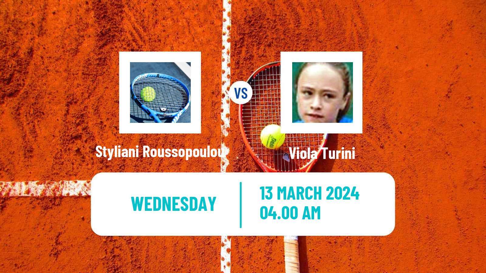 Tennis ITF W15 Heraklion 2 Women Styliani Roussopoulou - Viola Turini