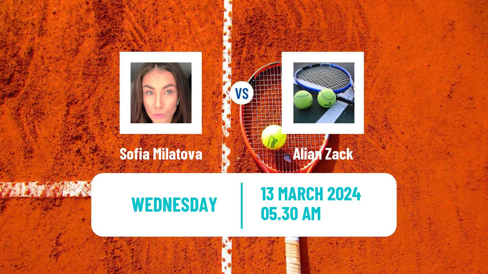 Tennis ITF W15 Heraklion 2 Women Sofia Milatova - Alian Zack