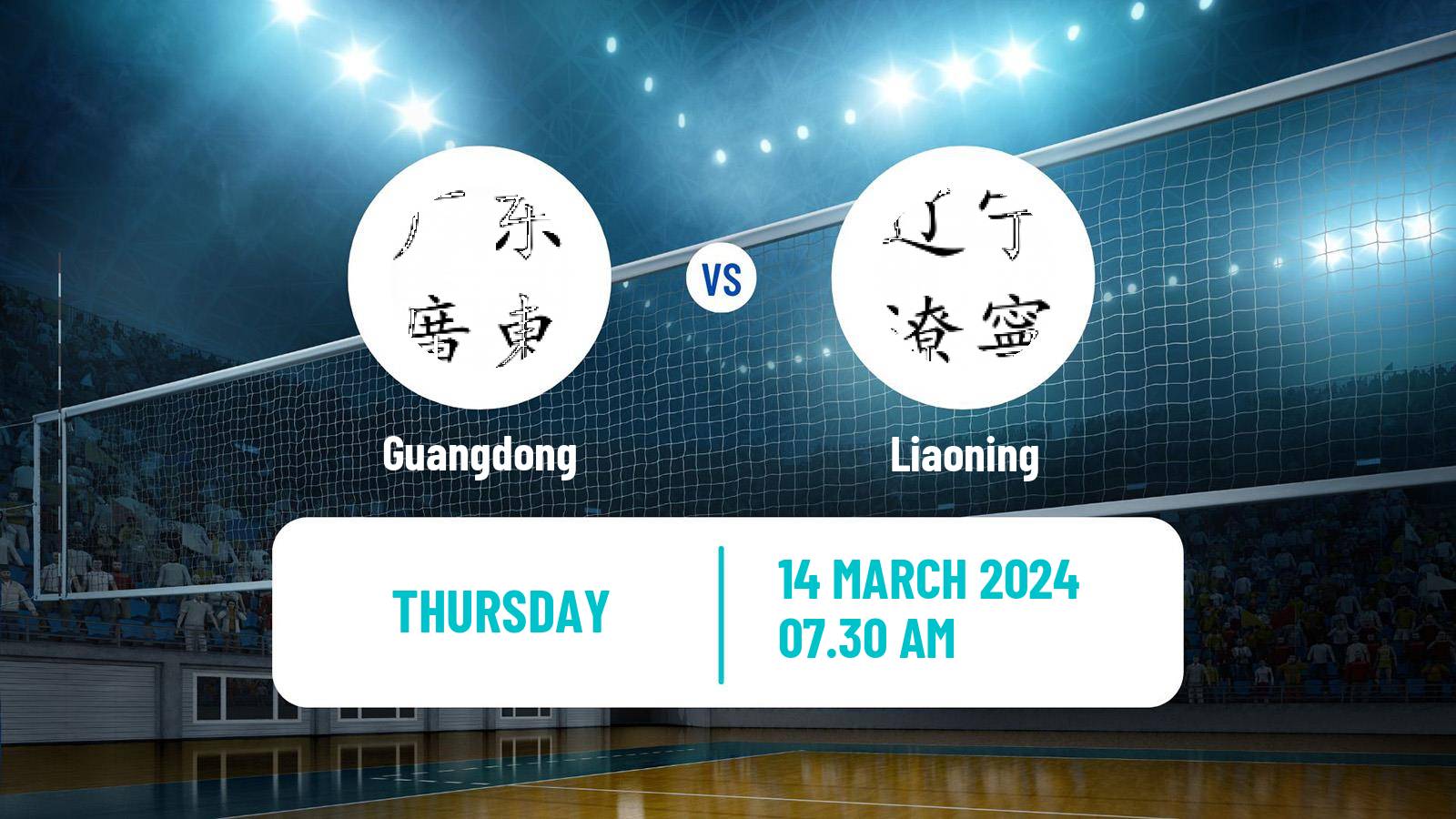 Volleyball Chinese CVL Guangdong - Liaoning