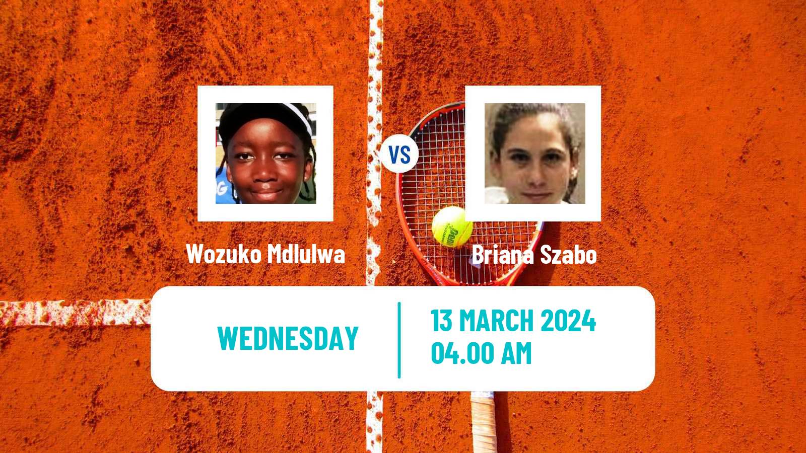 Tennis ITF W15 Heraklion 2 Women Wozuko Mdlulwa - Briana Szabo