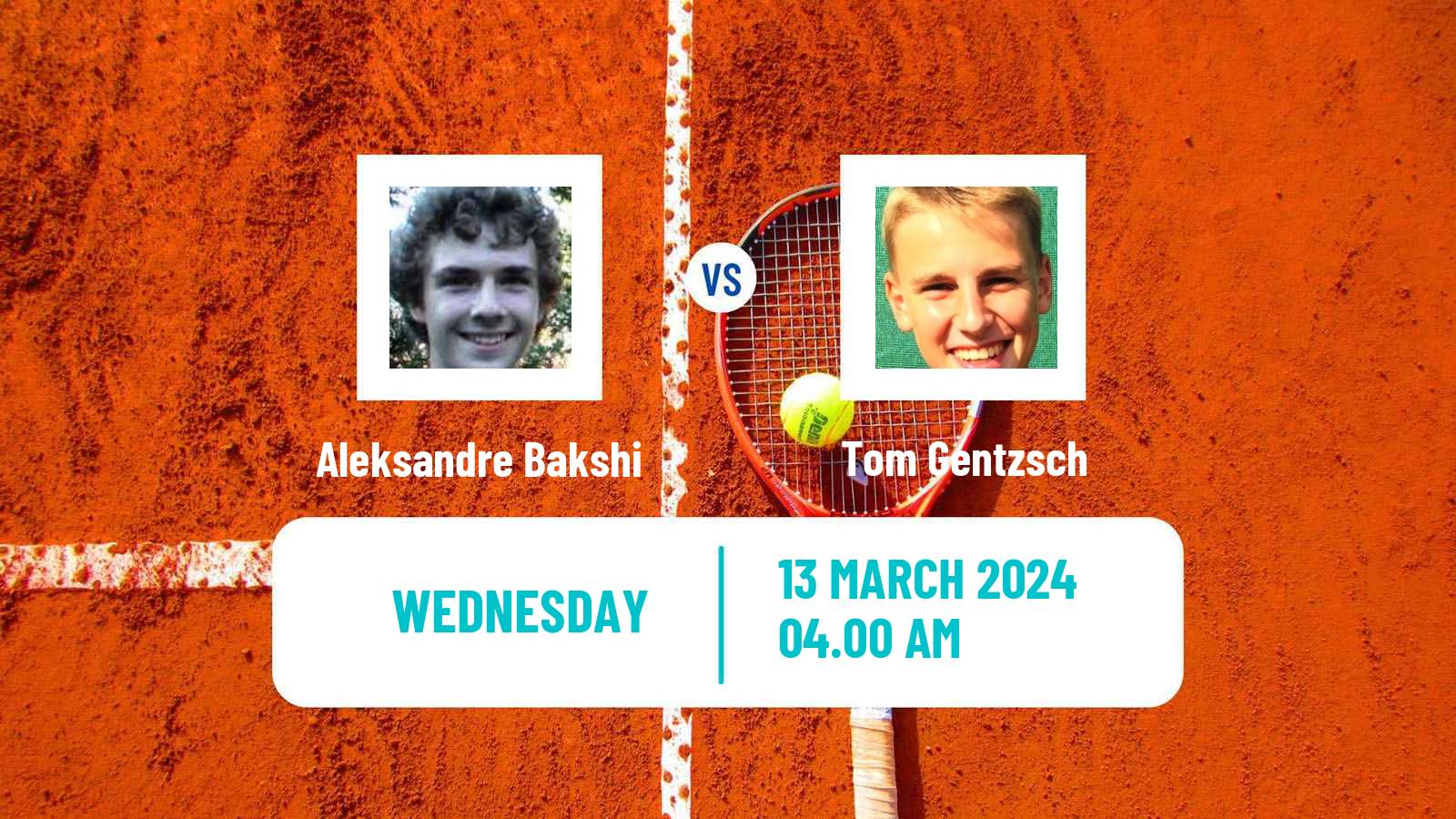 Tennis ITF M15 Heraklion 2 Men Aleksandre Bakshi - Tom Gentzsch