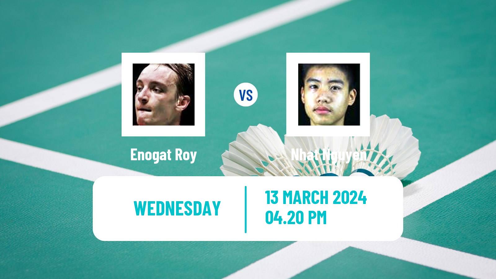 Badminton BWF World Tour Orleans Masters Men Enogat Roy - Nhat Nguyen