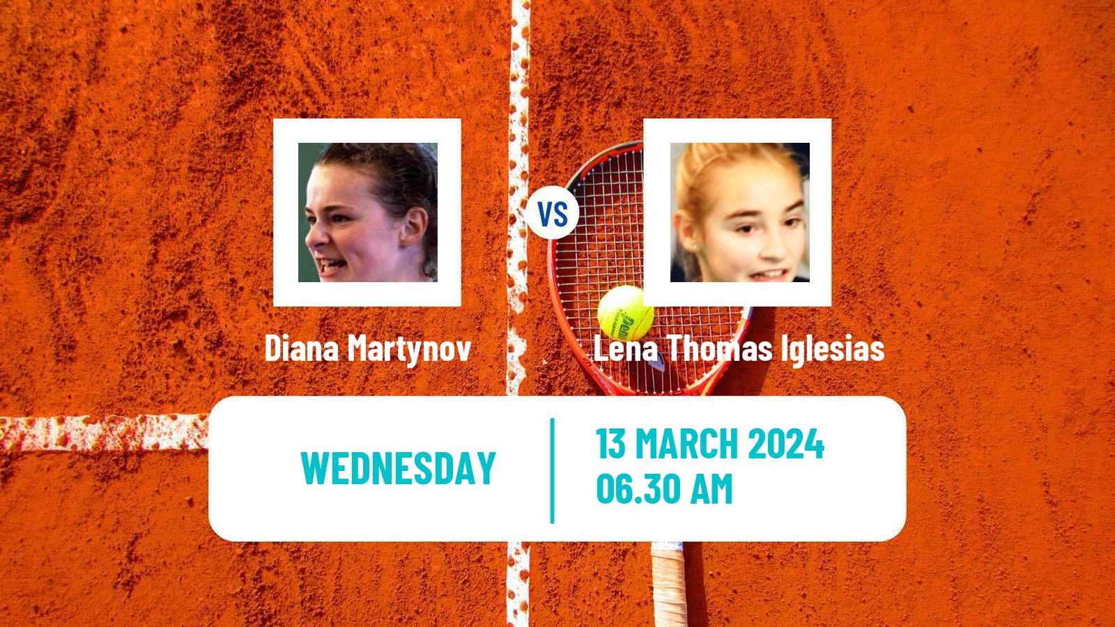 Tennis ITF W15 Monastir 9 Women Diana Martynov - Lena Thomas Iglesias