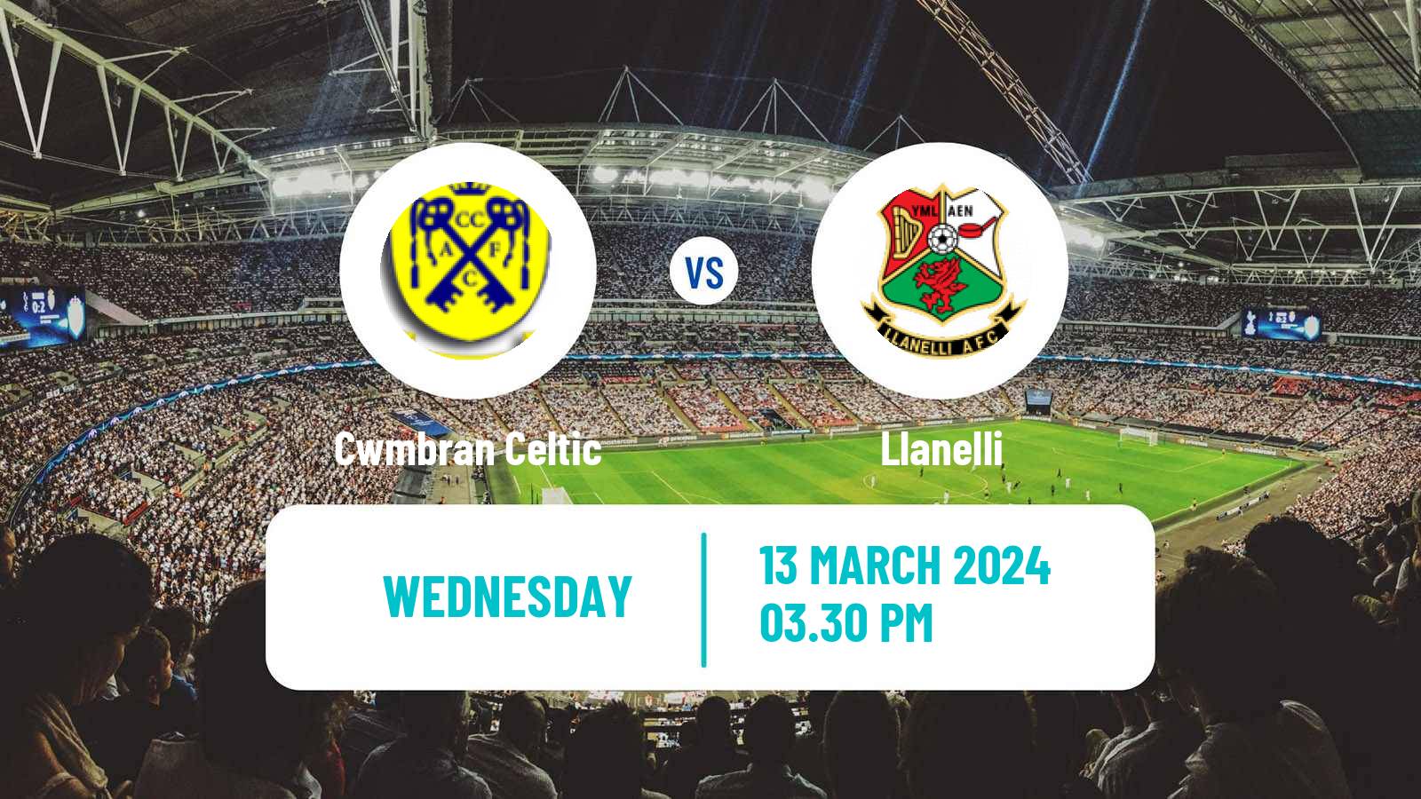 Soccer Welsh Cymru South Cwmbran Celtic - Llanelli