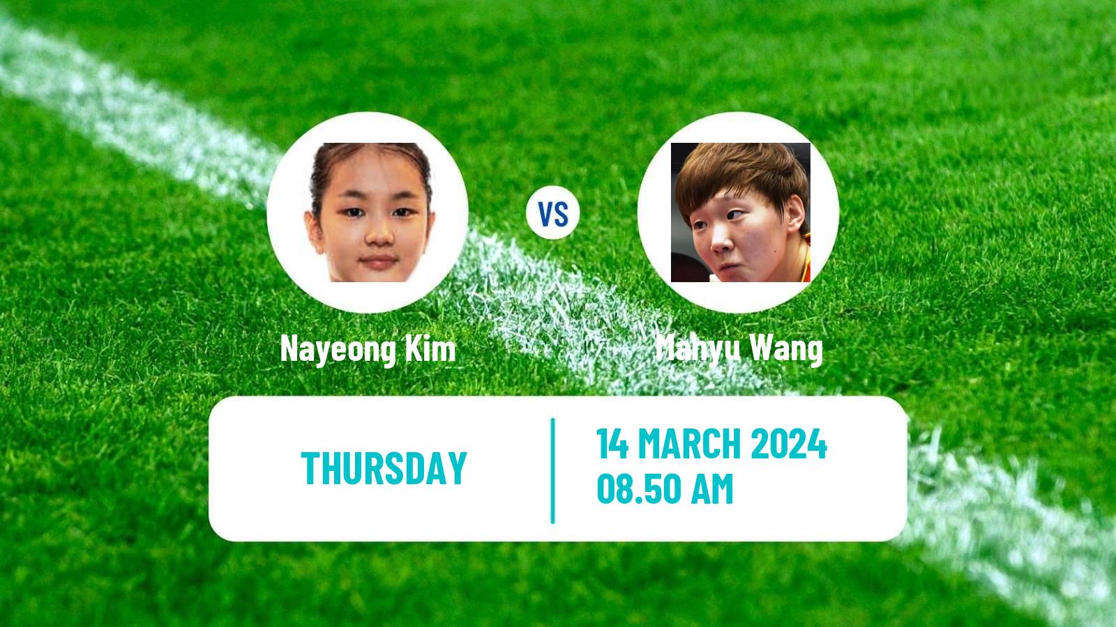 Table tennis Singapore Smash Women Nayeong Kim - Manyu Wang
