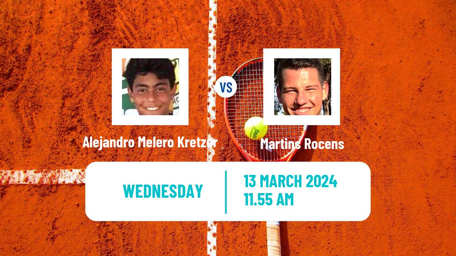 Tennis ITF M15 Les Franqueses Del Valles Men Alejandro Melero Kretzer - Martins Rocens