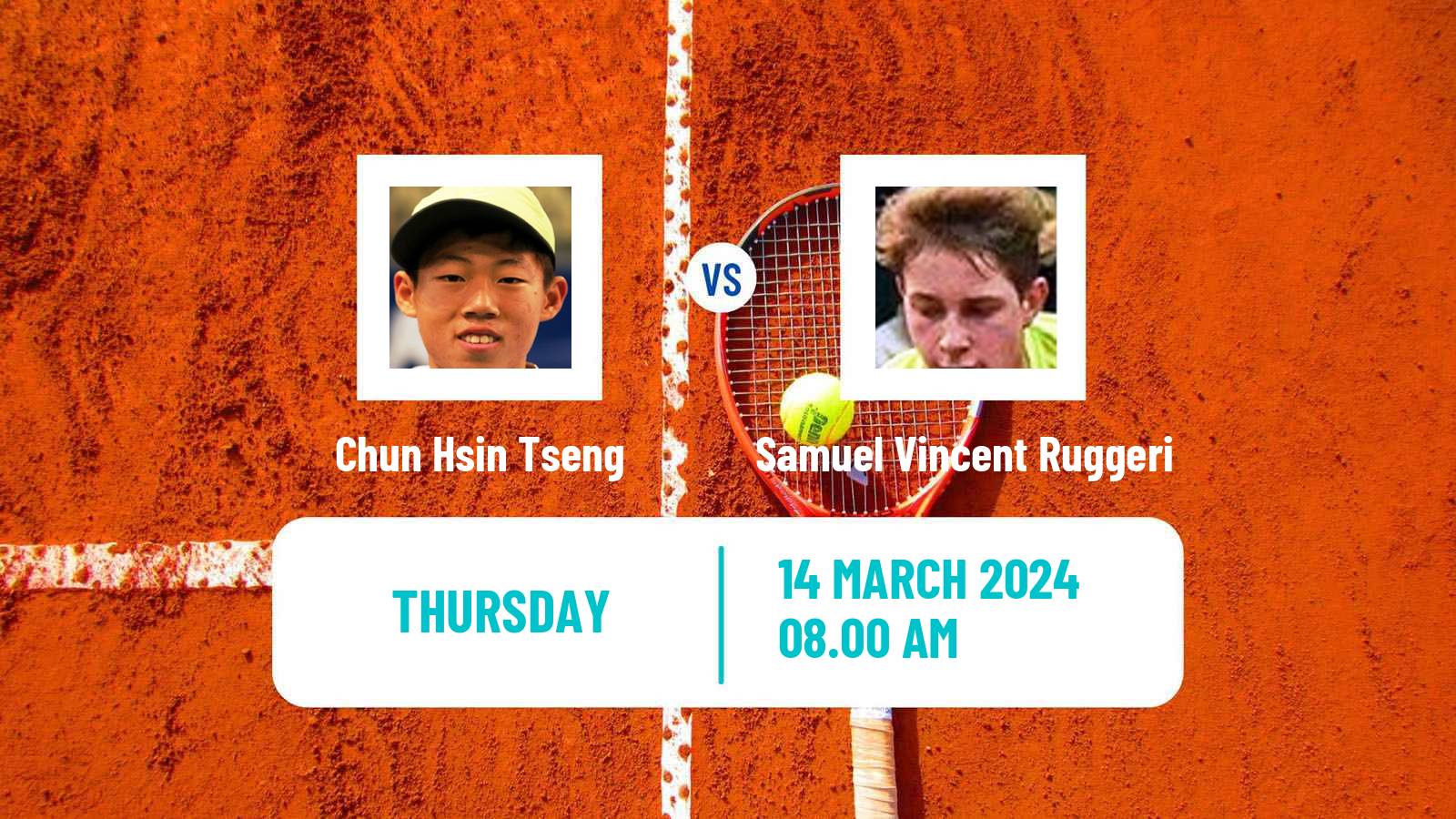 Tennis Szekesfehervar Challenger Men Chun Hsin Tseng - Samuel Vincent Ruggeri
