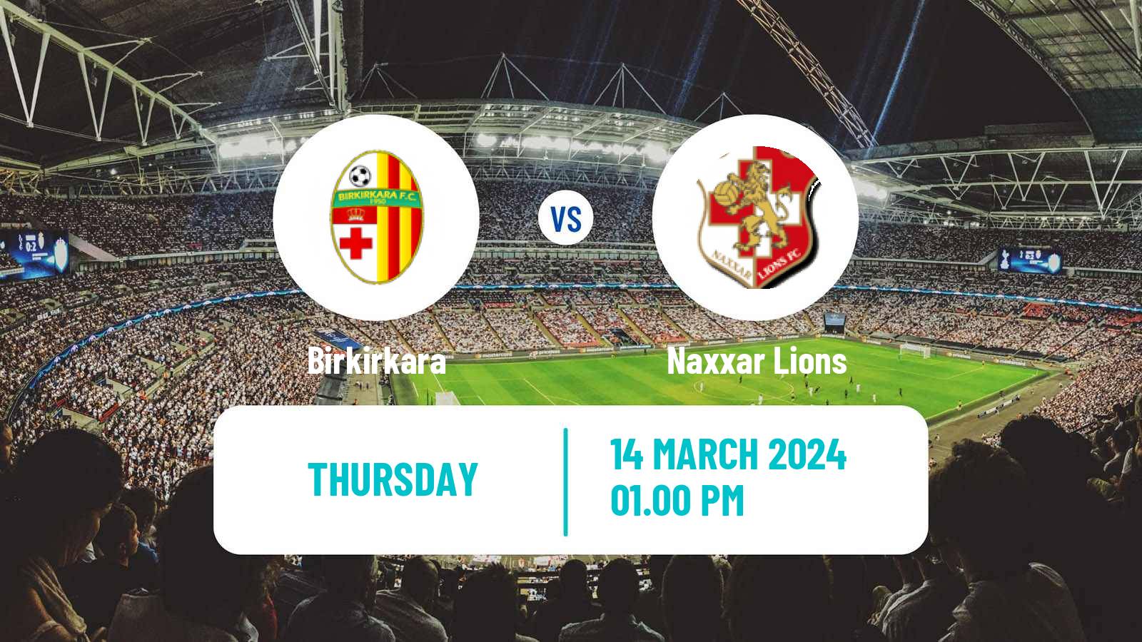 Soccer Maltese Premier League Birkirkara - Naxxar Lions