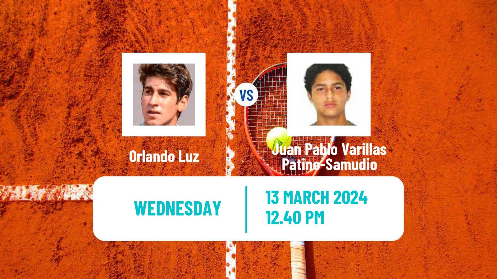 Tennis Santiago Challenger Men Orlando Luz - Juan Pablo Varillas Patino-Samudio
