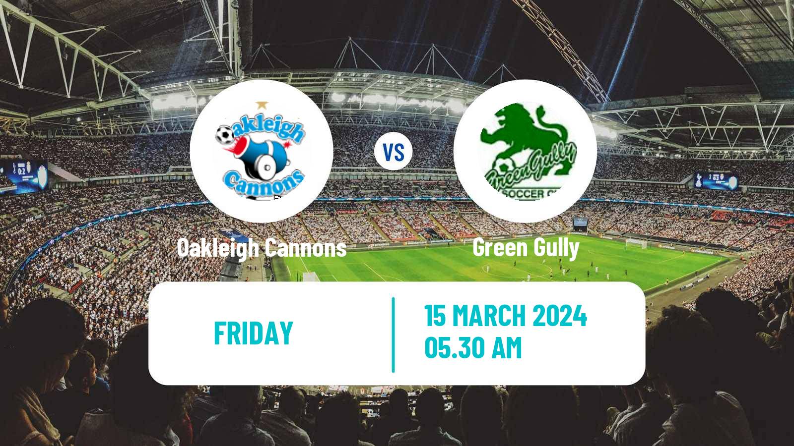 Soccer Australian NPL Victoria Oakleigh Cannons - Green Gully