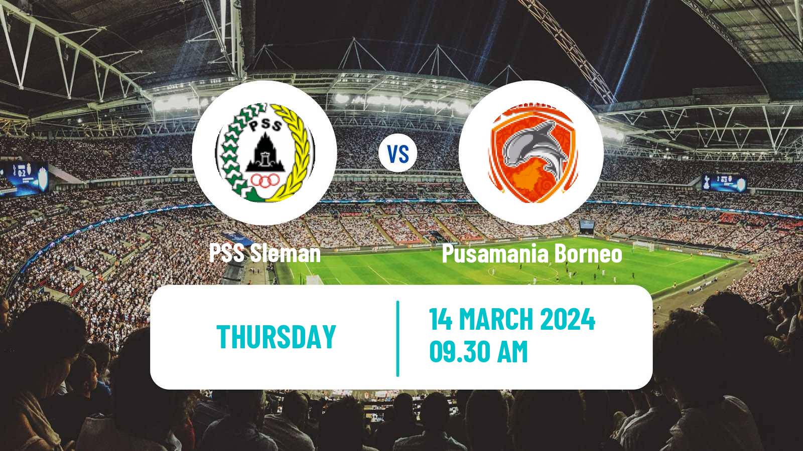 Soccer Indonesian Liga 1 PSS Sleman - Pusamania Borneo