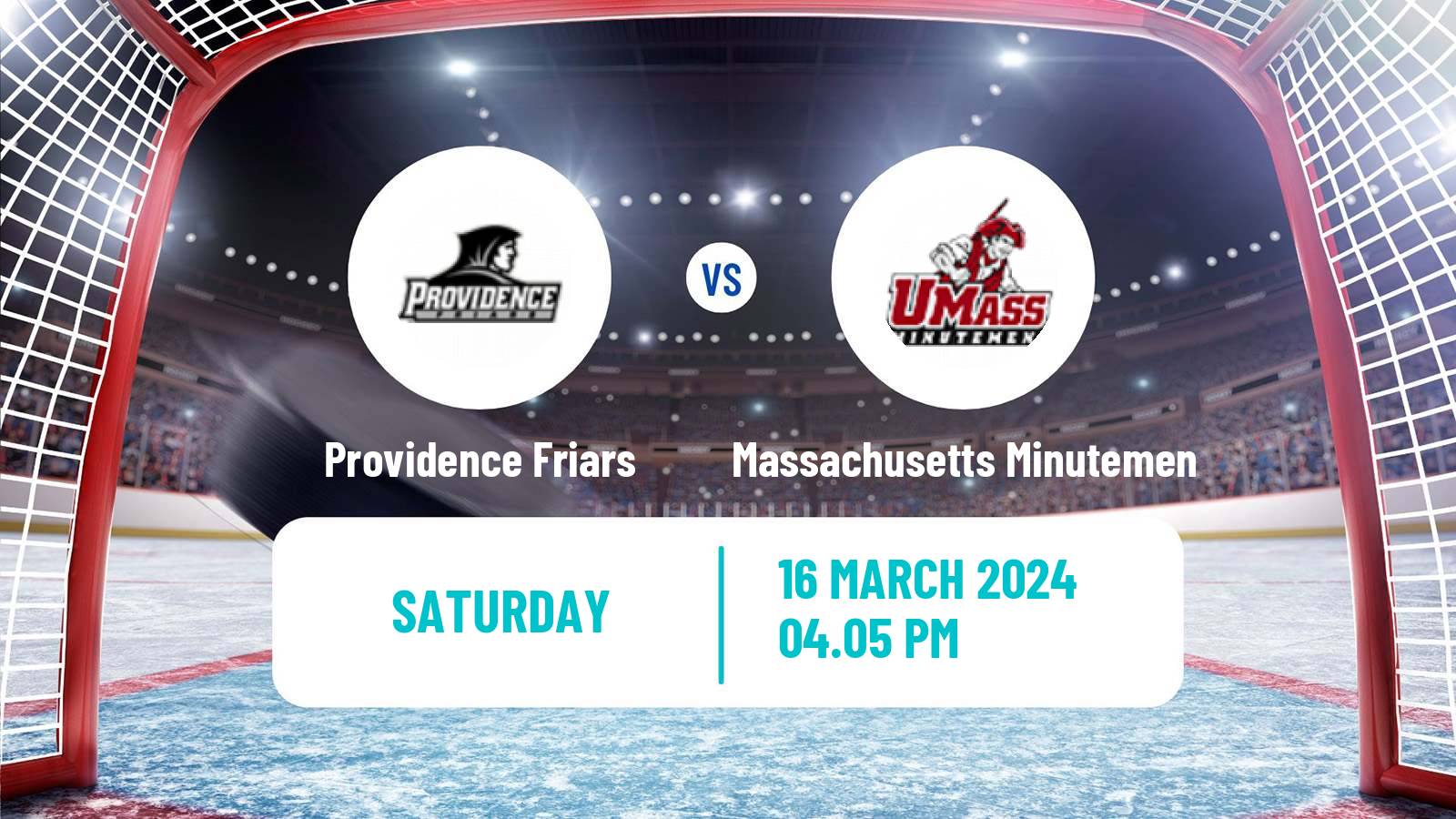 Hockey NCAA Hockey Providence Friars - Massachusetts Minutemen