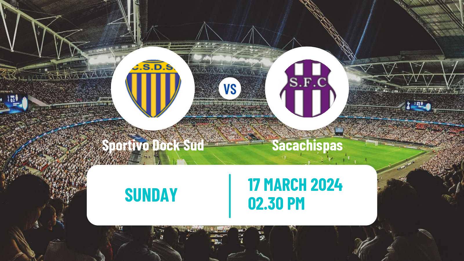 Soccer Argentinian Primera B Sportivo Dock Sud - Sacachispas