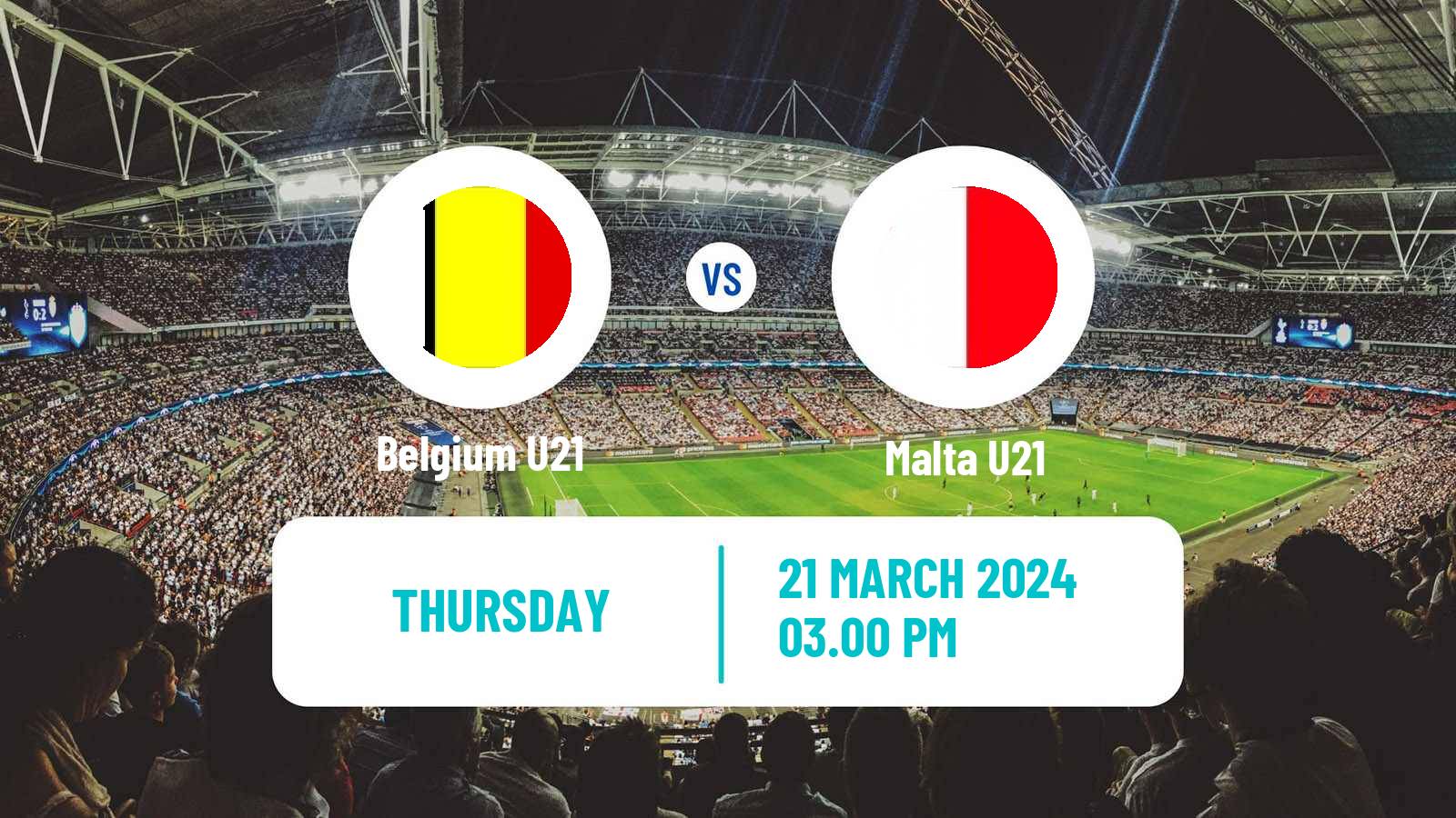 Soccer UEFA Euro U21 Belgium U21 - Malta U21