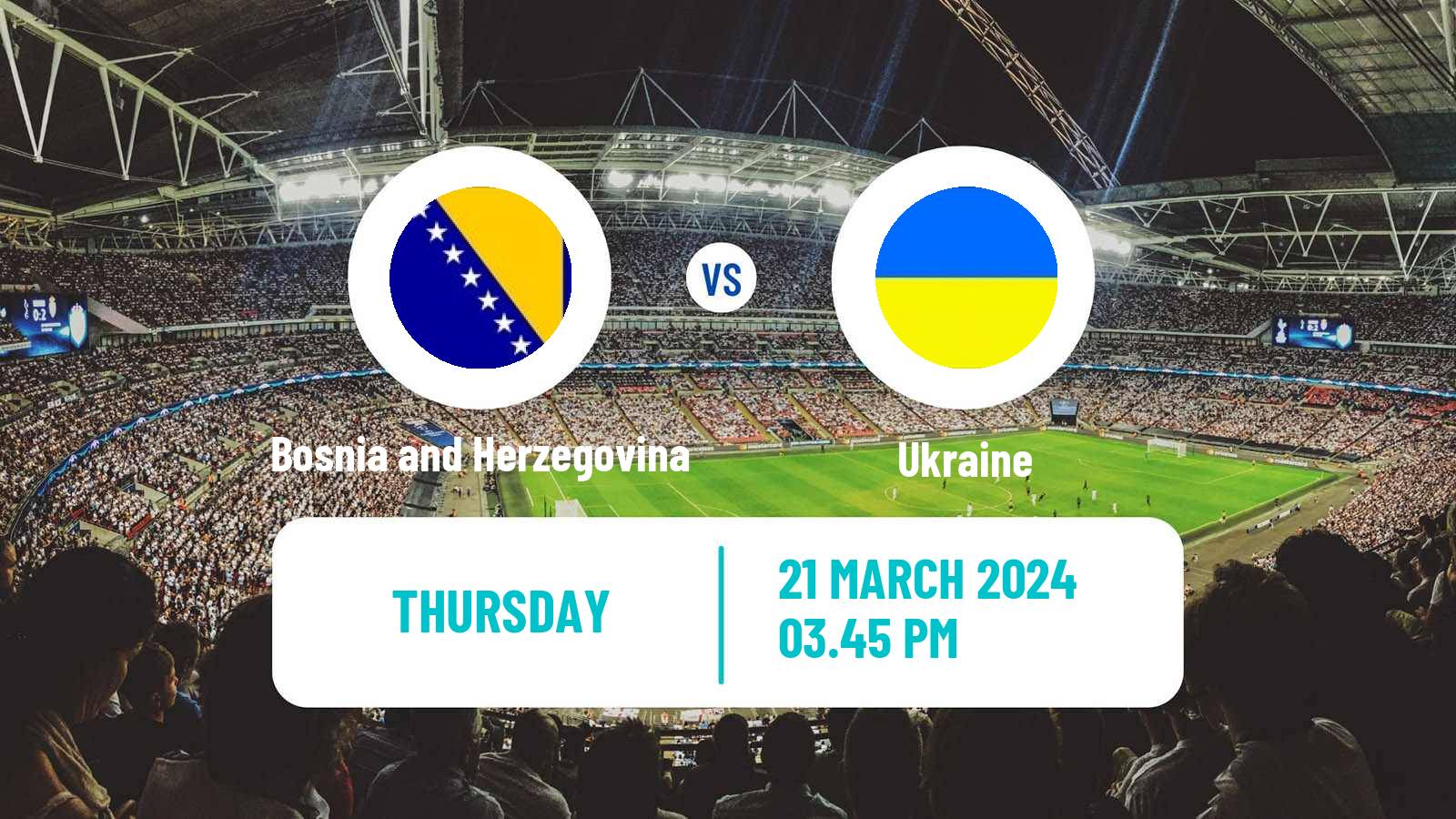 Soccer UEFA Euro Bosnia and Herzegovina - Ukraine