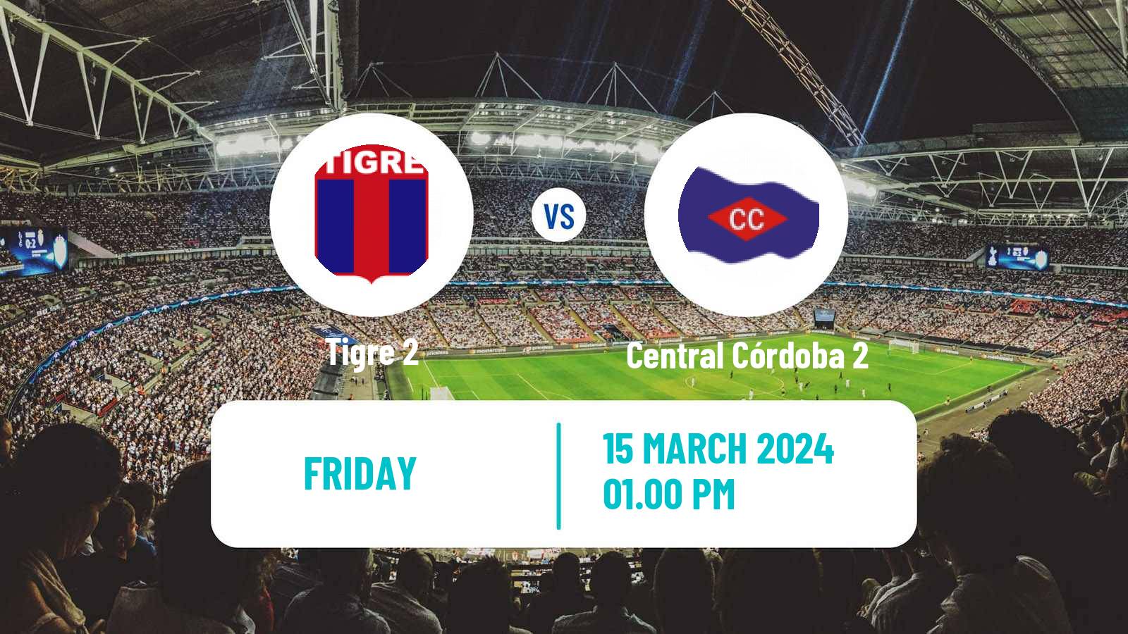 Soccer Argentinian Reserve League Tigre 2 - Central Córdoba 2
