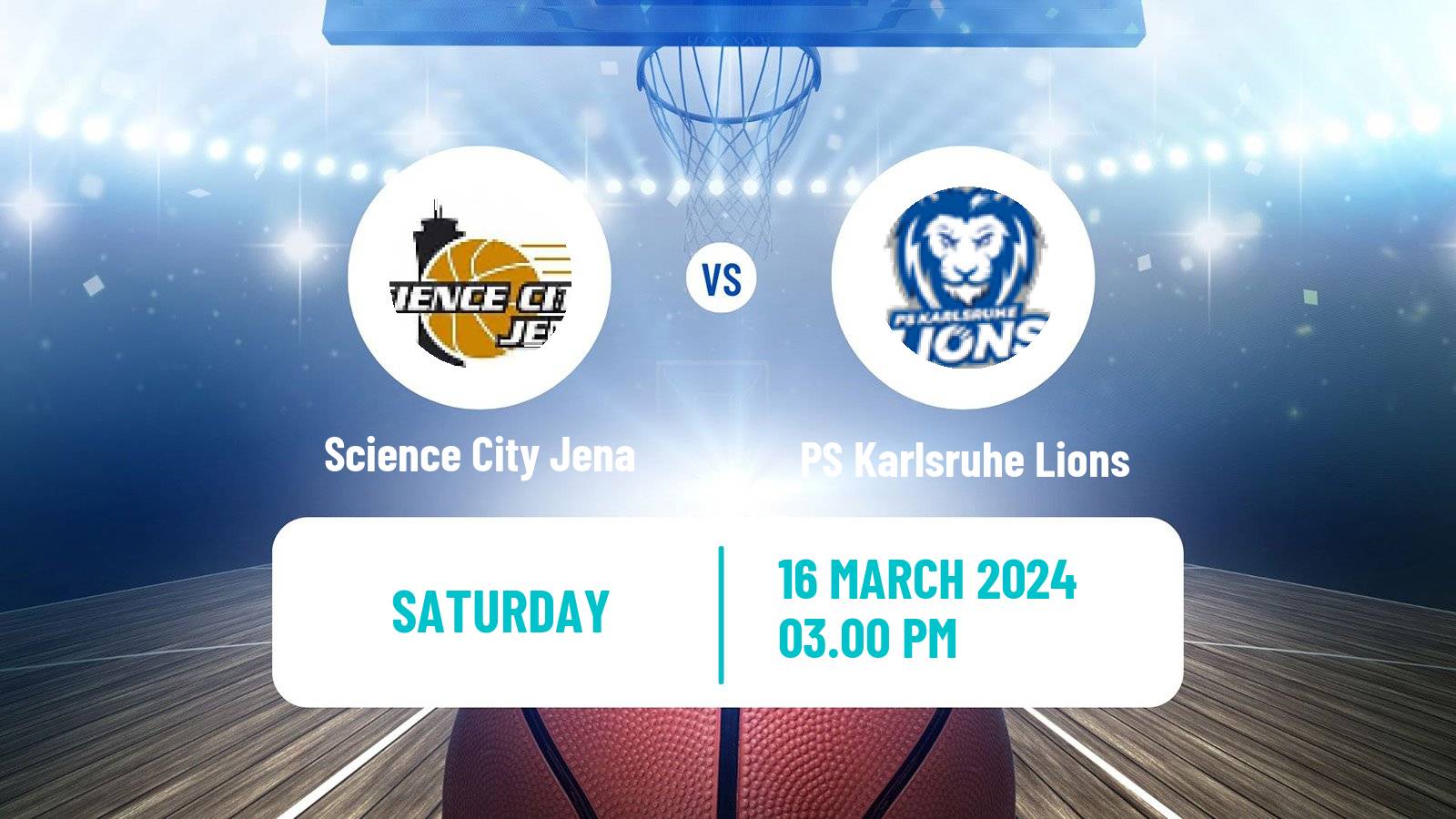 Basketball German Pro A Basketball Science City Jena - PS Karlsruhe Lions