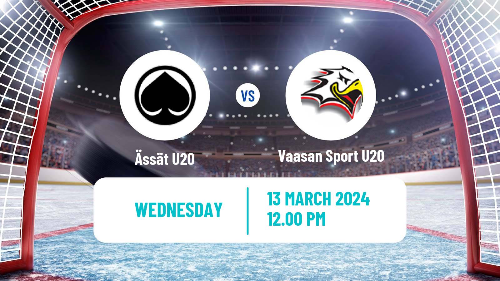 Hockey Finnish SM-sarja U20 Ässät U20 - Vaasan Sport U20