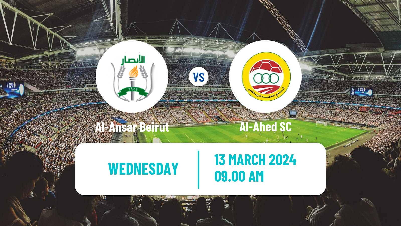 Soccer Lebanese Premier League Al-Ansar Beirut - Al-Ahed