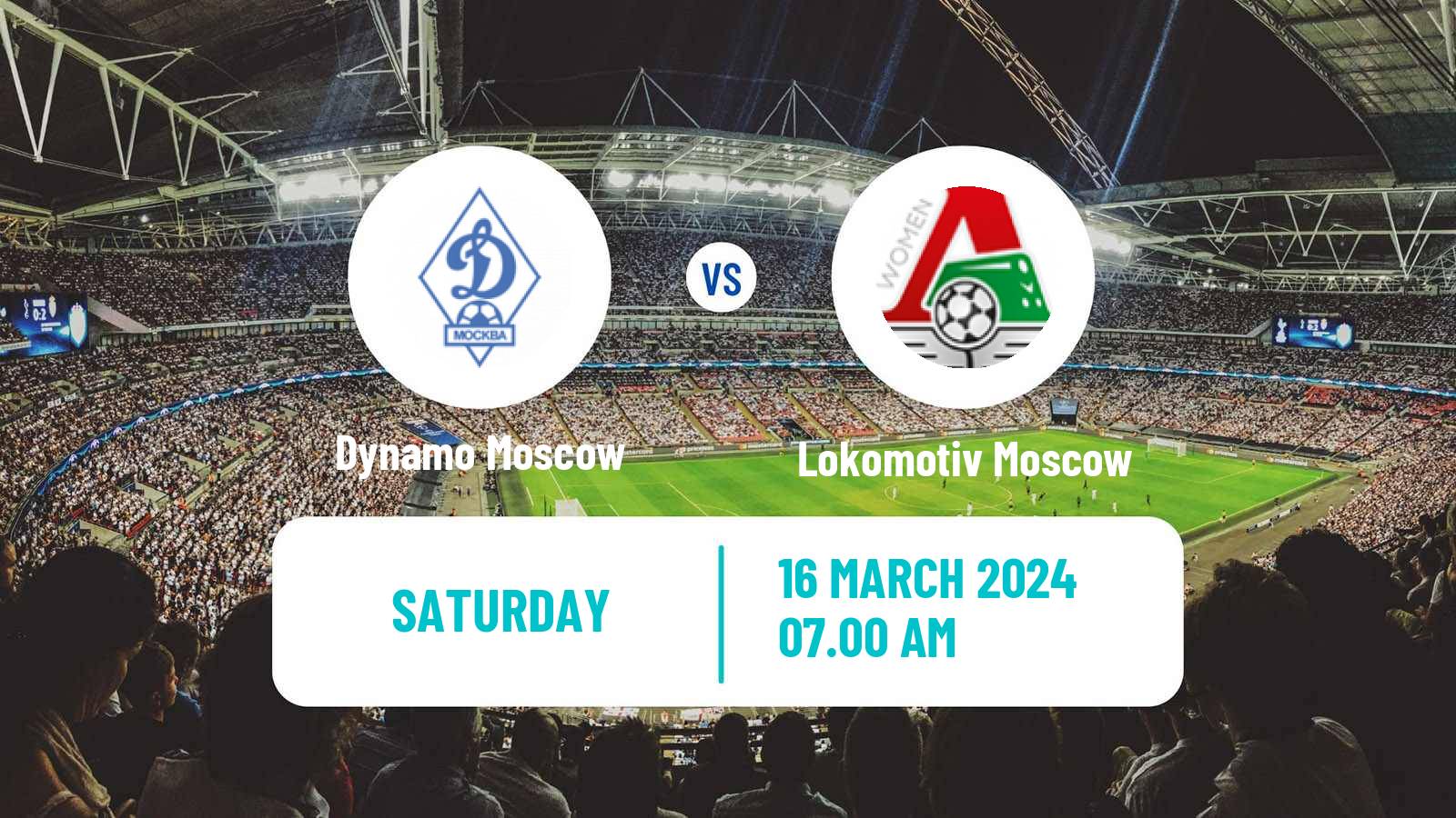 Soccer Russian Supreme Division Women Dynamo Moscow - Lokomotiv Moscow