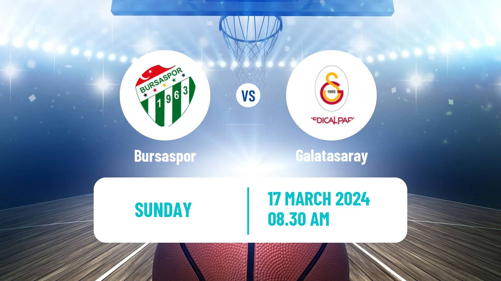 Basketball Turkish Basketball Super Ligi Bursaspor - Galatasaray