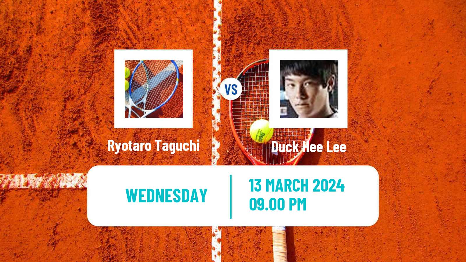 Tennis ITF M15 Hinode Men Ryotaro Taguchi - Duck Hee Lee