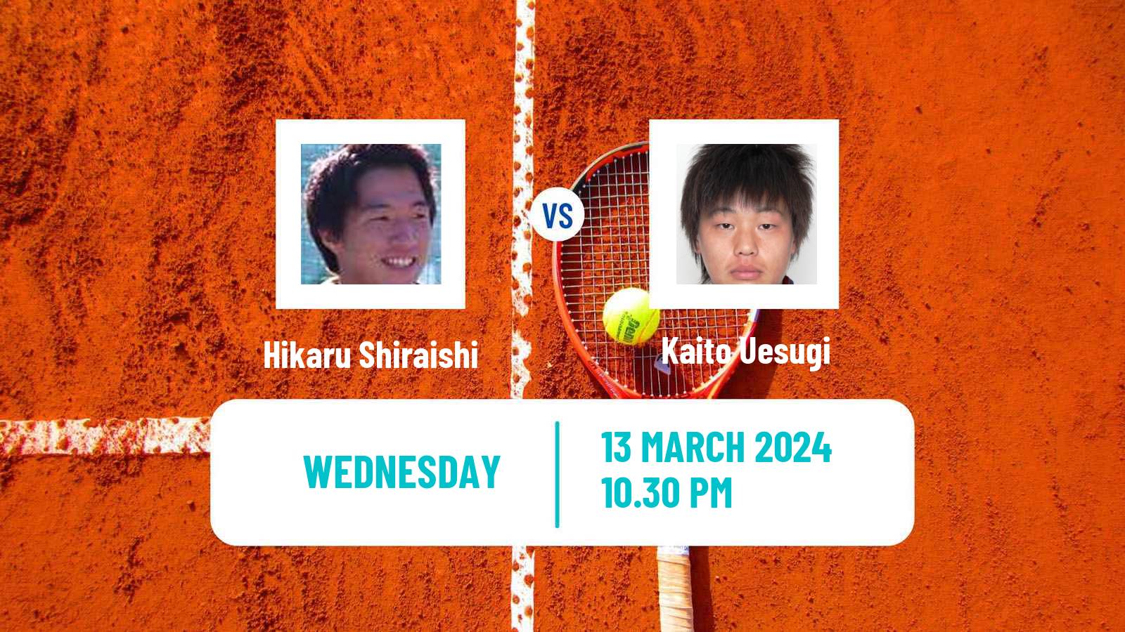 Tennis ITF M15 Hinode Men Hikaru Shiraishi - Kaito Uesugi