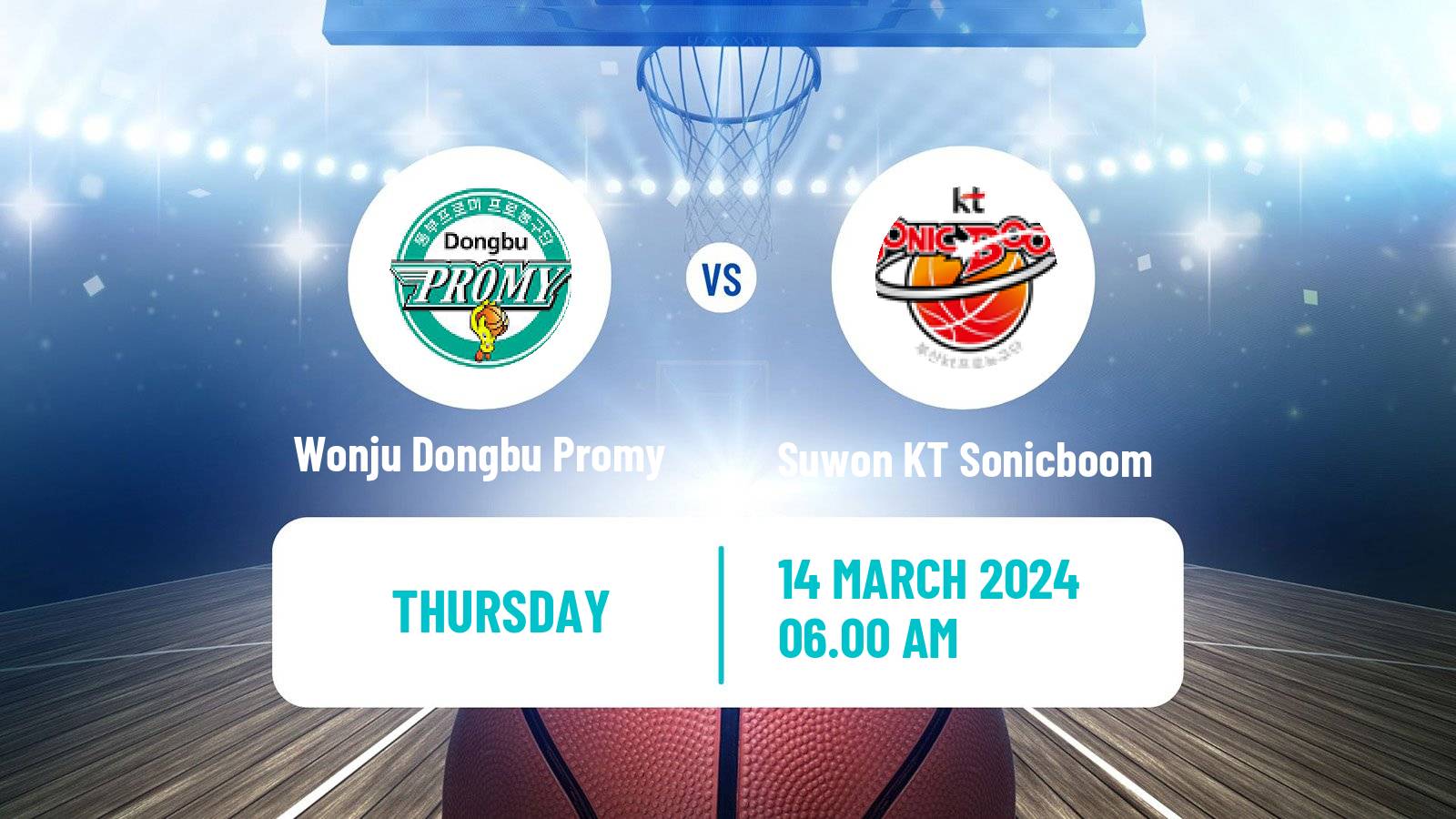 Basketball KBL Wonju Dongbu Promy - Suwon KT Sonicboom