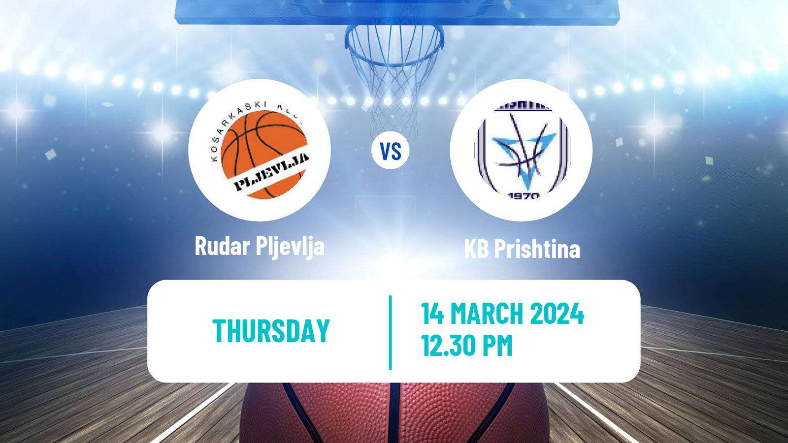 Basketball Balkan International Basketball League Rudar Pljevlja - Prishtina