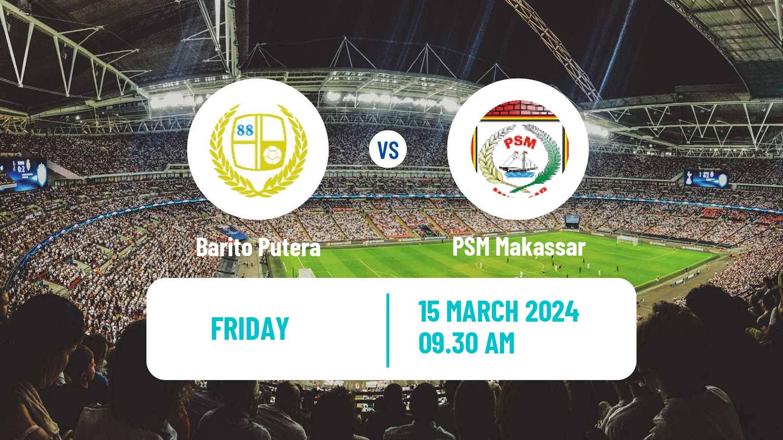 Soccer Indonesian Liga 1 Barito Putera - PSM Makassar