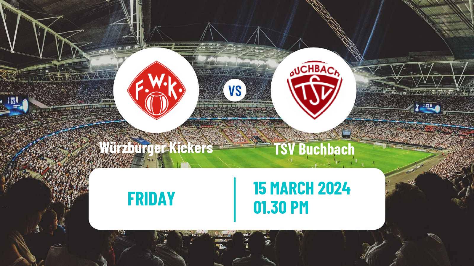 Soccer German Regionalliga Bayern Würzburger Kickers - Buchbach