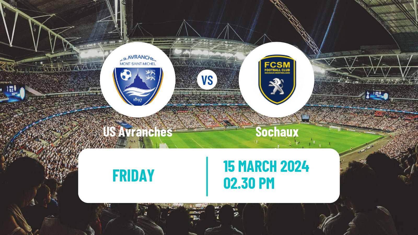 Soccer French National League Avranches - Sochaux