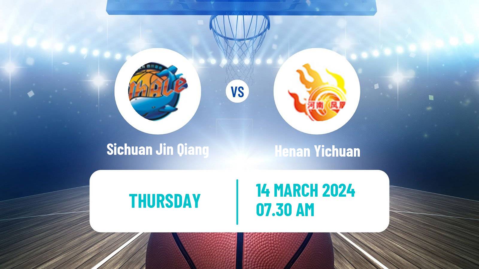 Basketball WCBA Sichuan Jin Qiang - Henan Yichuan