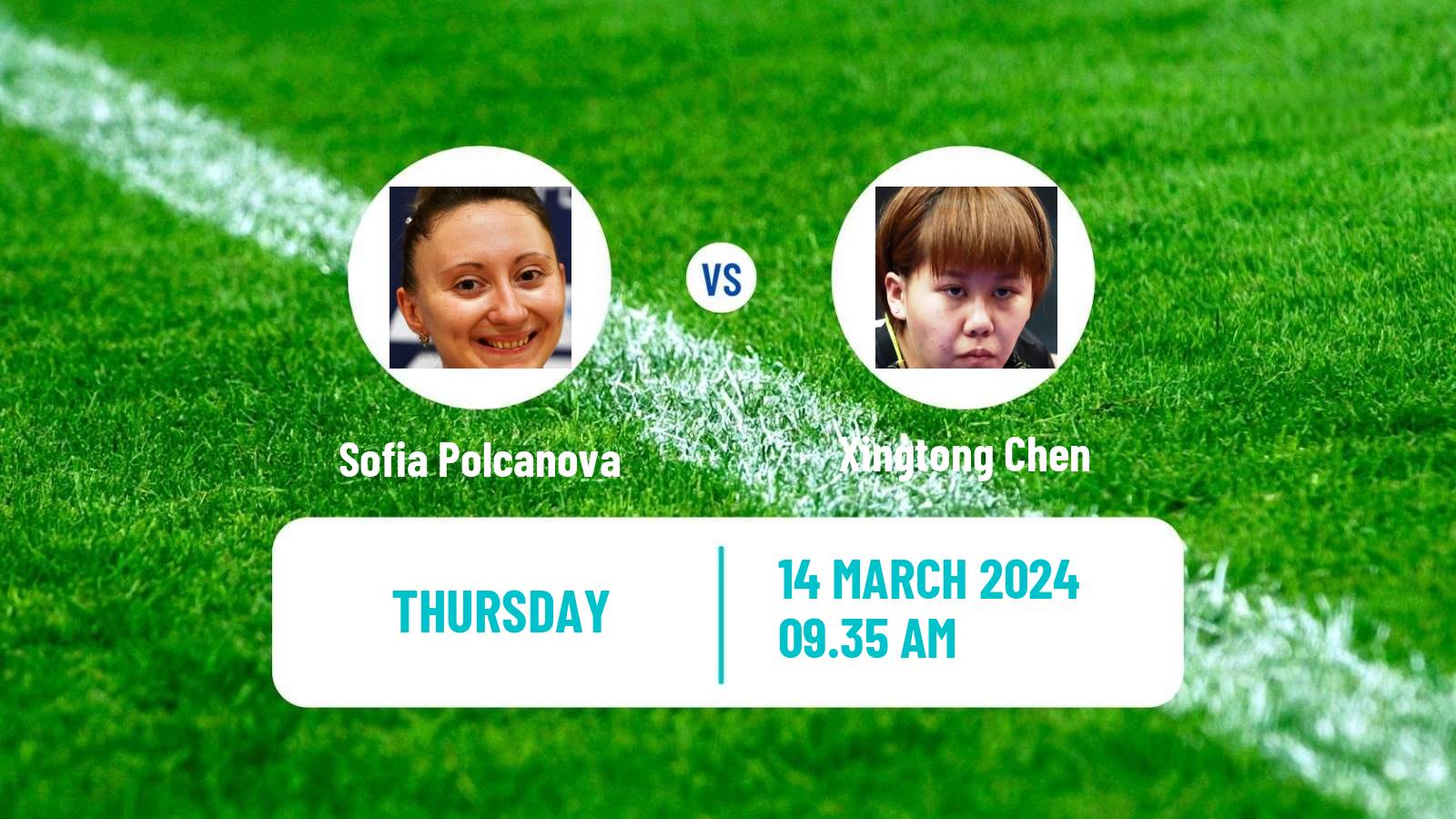 Table tennis Singapore Smash Women Sofia Polcanova - Xingtong Chen