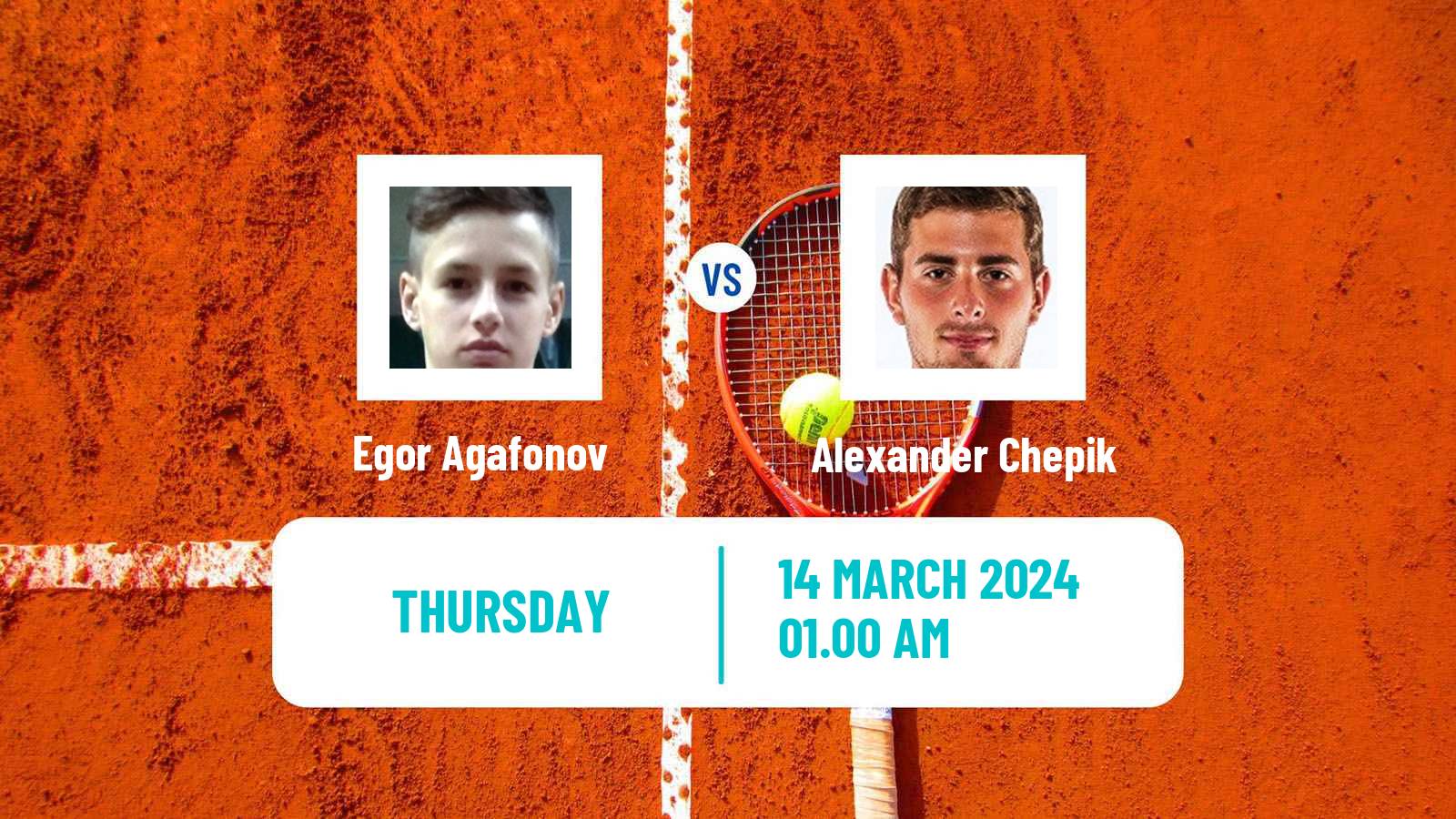 Tennis ITF M15 Aktobe 2 Men Egor Agafonov - Alexander Chepik