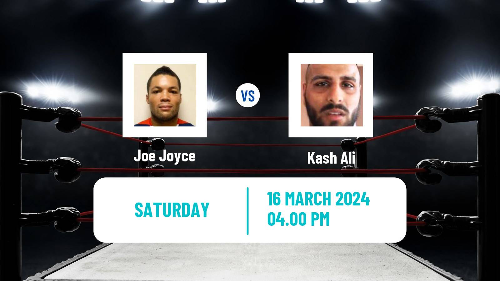 Boxing Heavyweight Others Matches Men Joe Joyce - Kash Ali